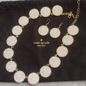 Necklace and matching earrings set